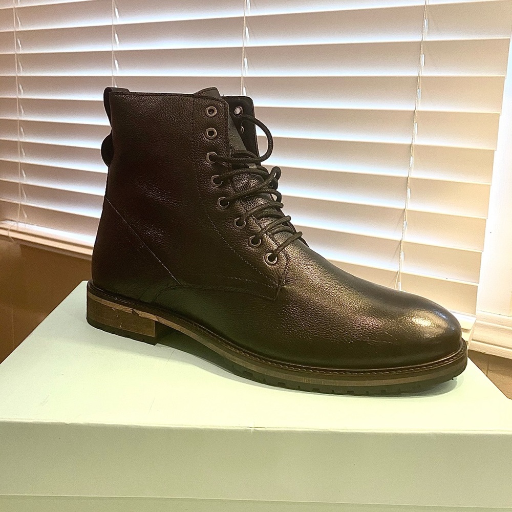 Modern Fiction Antonym Leather Lace-Up Boot - NEW